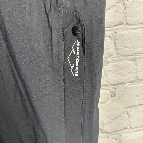 Sun Mountain Men's Stratus Golf Waterproof Fabric Rain Pants,‎ Size 2XL, Black - Picture 7 of 15